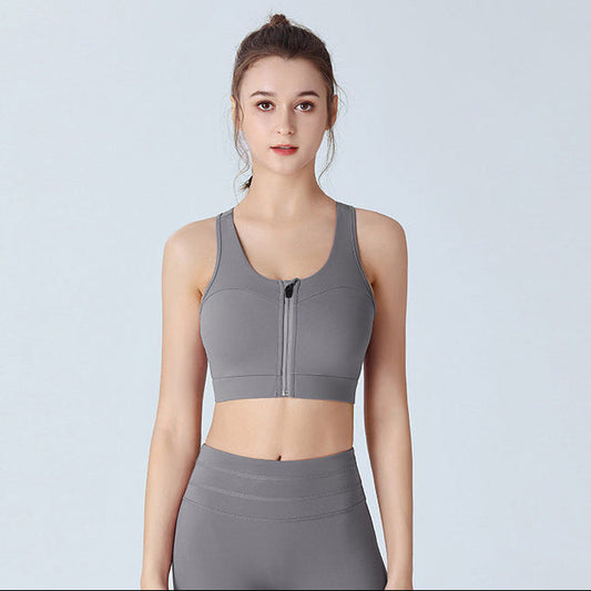 Zipper Bra