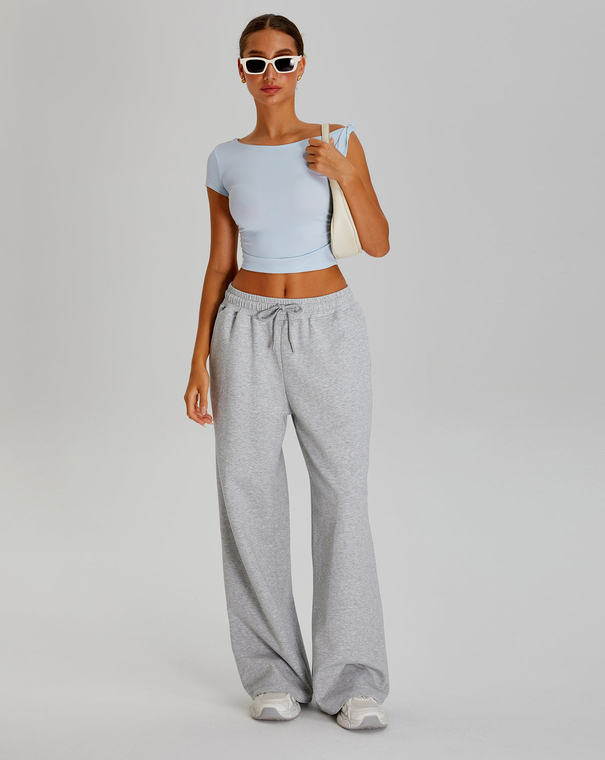Premium  Wide-Leg Sweatpants