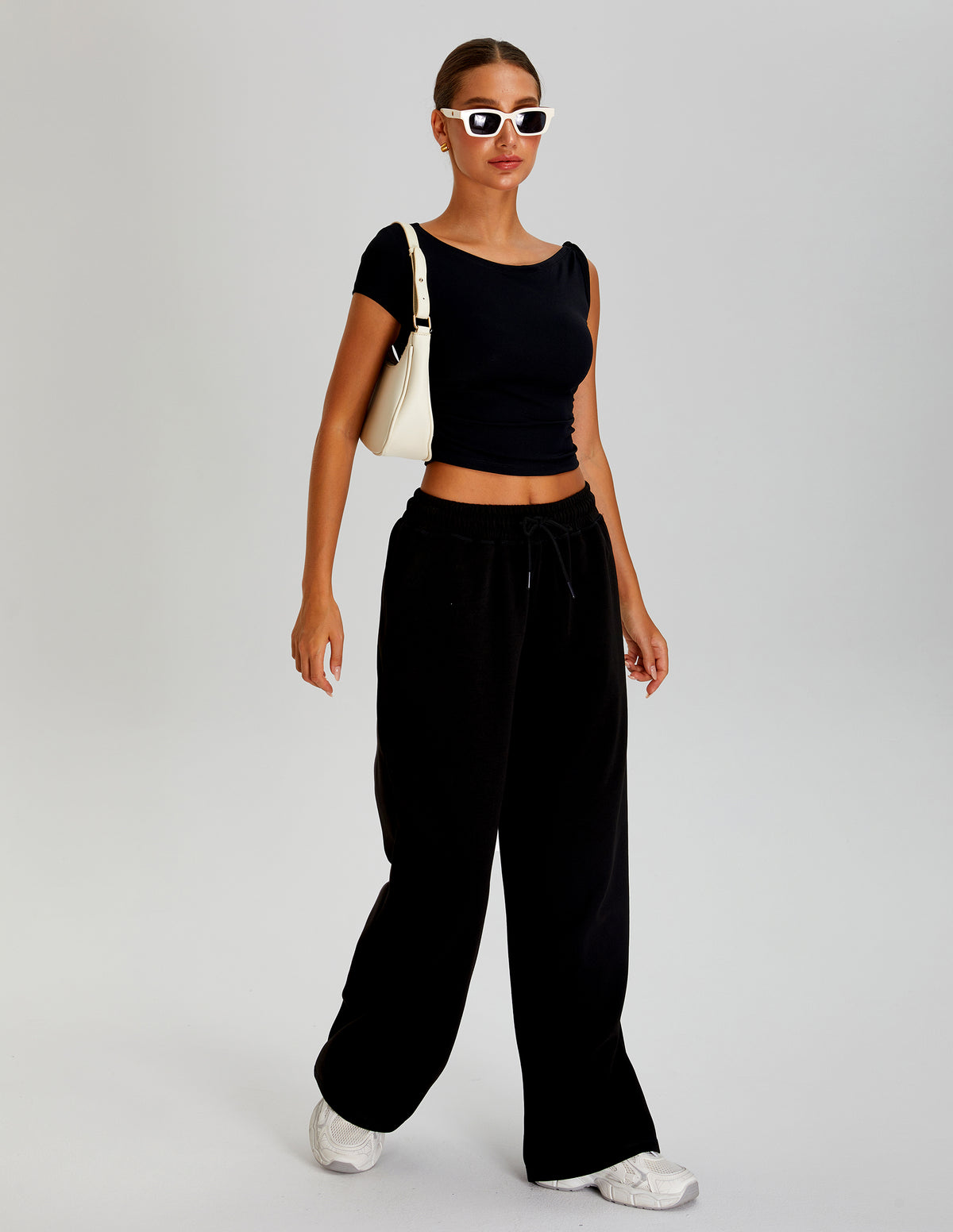 Premium  Wide-Leg Sweatpants