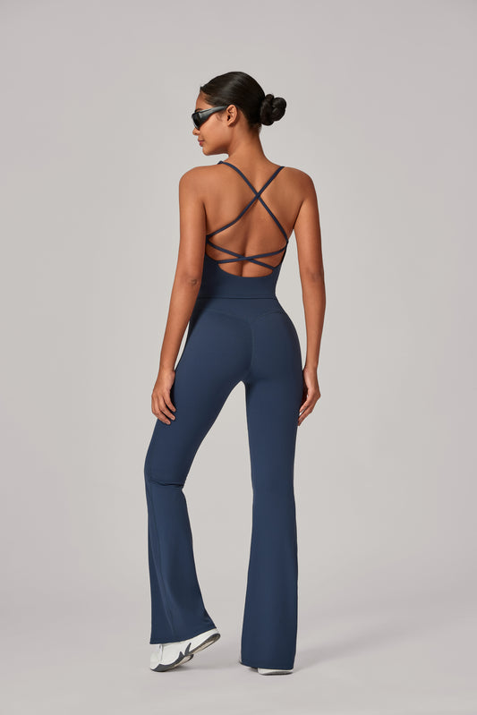 Top And Wide Leg Pants ( 2 pieces)