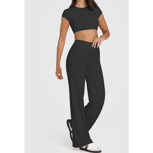 Set Top & wide Leg Pants