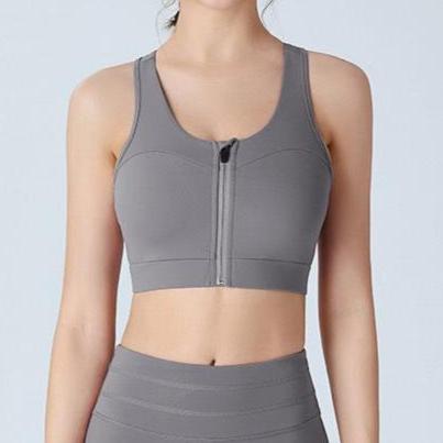 Zipper Bra