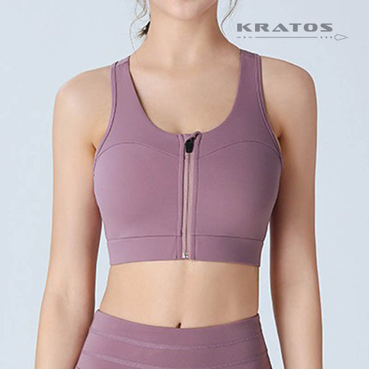 Zipper Bra
